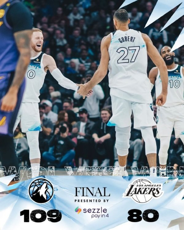 九游娱乐 詹姆斯10分浓眉12+11 湖东说念主不敌丛林狼近7战5负